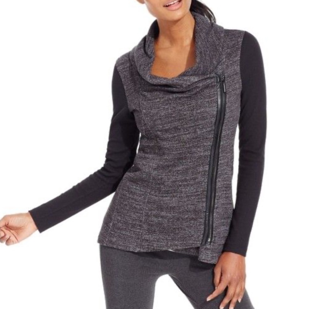 Calvin Klein Performance Asymmetrical Zip Jacket Size Medium